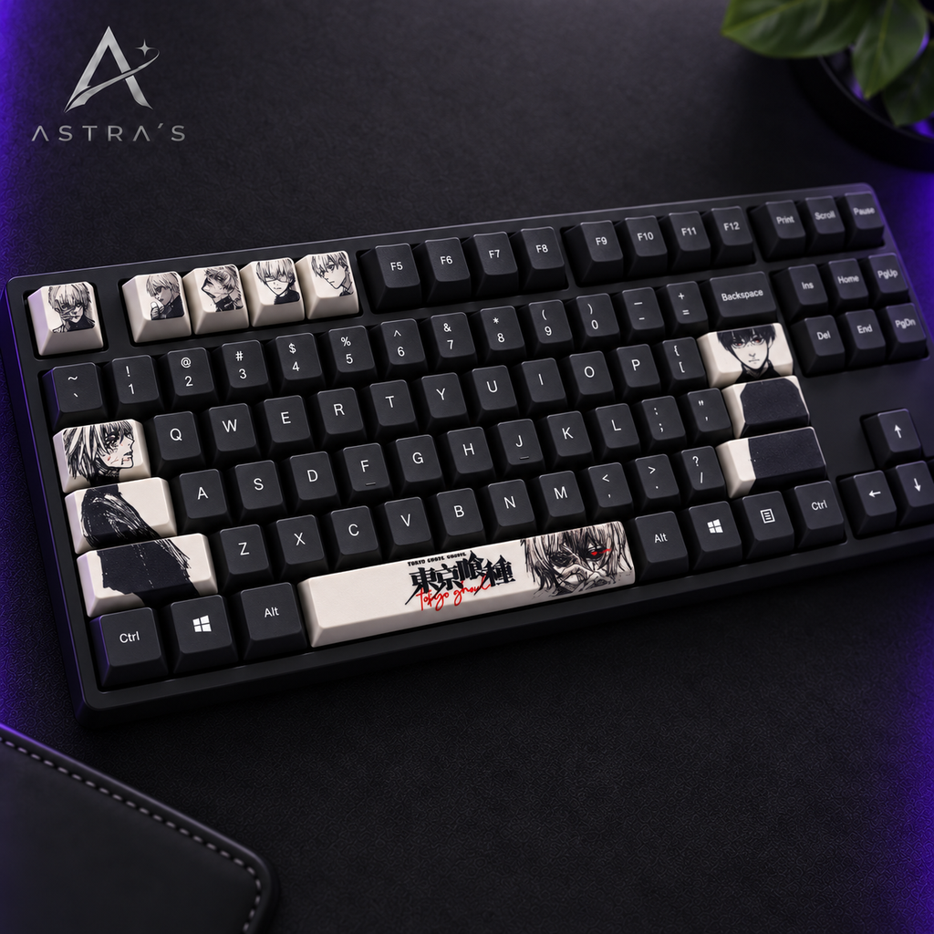 Kaneki · Set Tokyo Ghoul de 12 keycaps