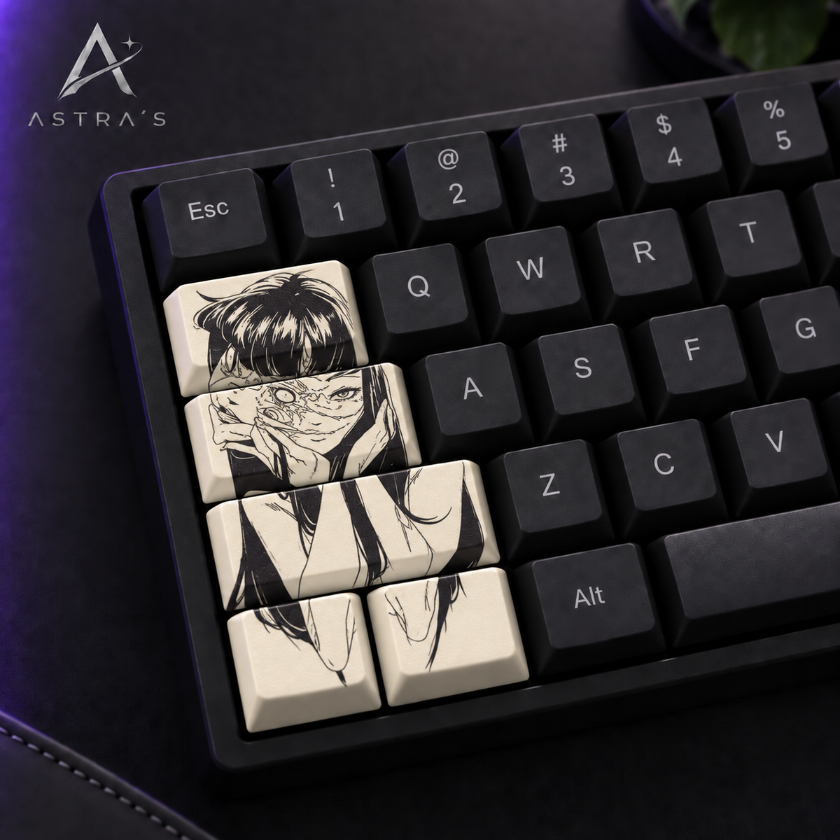 Tomie · Juego monocromo de 5 teclas