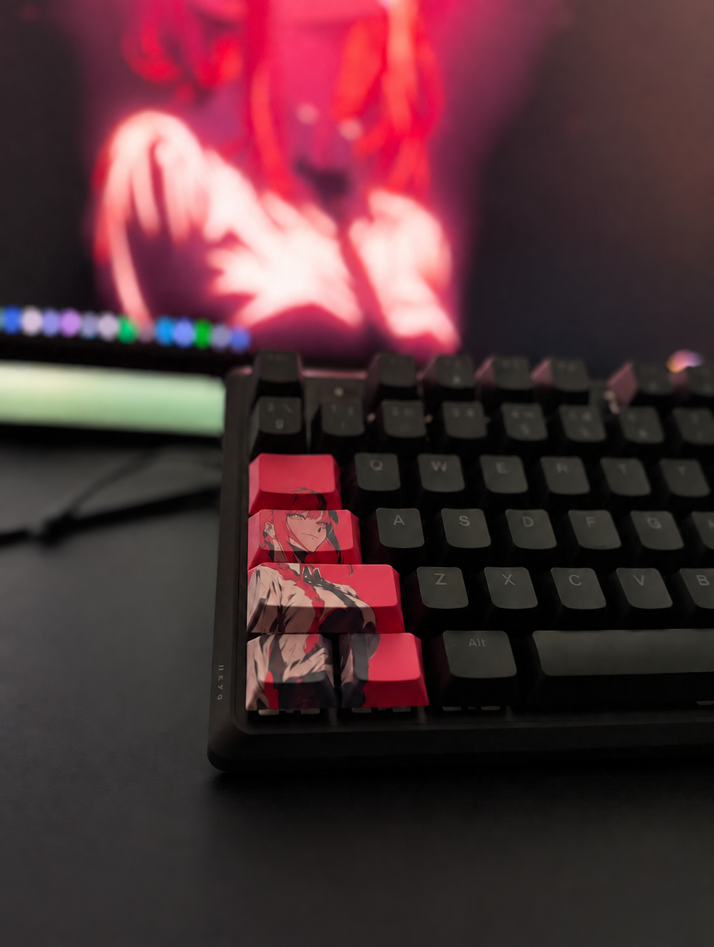 MAKIMA · Set rojo de 5 keycaps