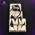Tomie · Set monocromo de 5 keycaps